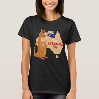 Joyeux T-shirt de la fête nationale australienne