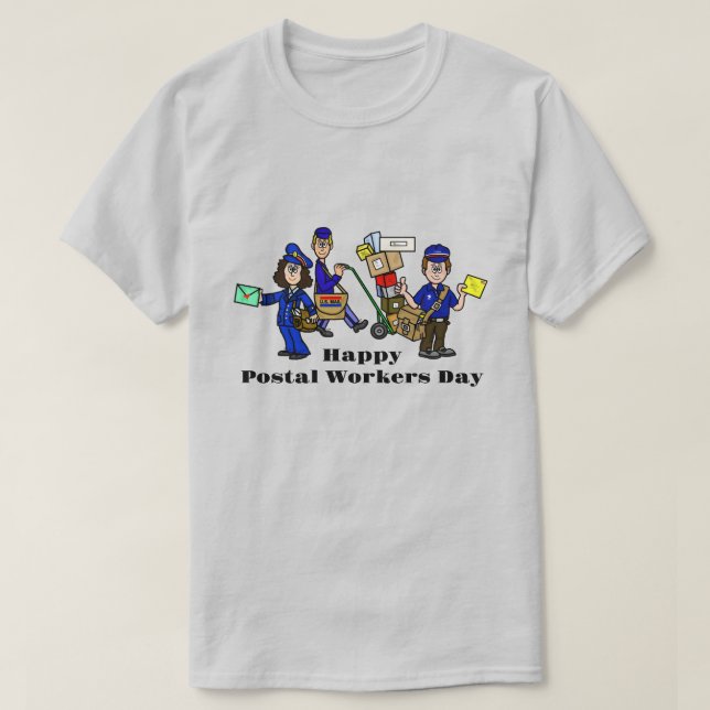 Joyeux T-shirt de la Journée des travailleurs de l (Design devant)