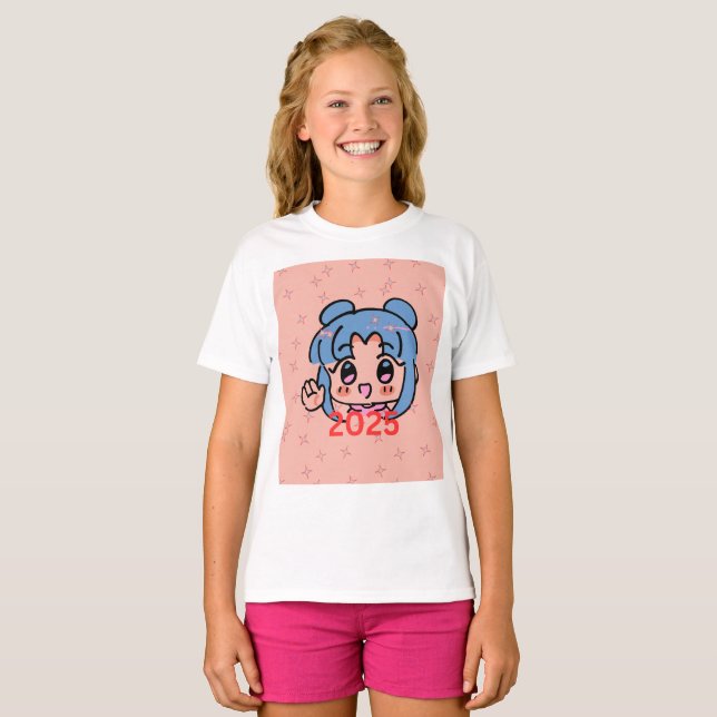 Joyeux T-shirt de la nouvelle année 2025 (Devant entier)