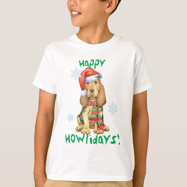 Joyeux T-shirt Howlidays Bloodhound (Devant)
