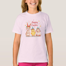 Joyeux T-shirt Lambe de Poule Boulet de Pâques