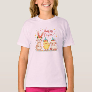 Joyeux T-shirt Lambe de Poule Boulet de Pâques