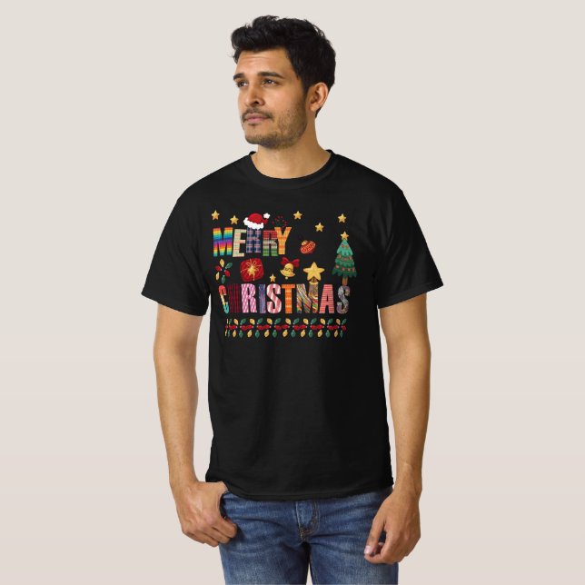 Joyeux T-shirt Noël (Devant entier)