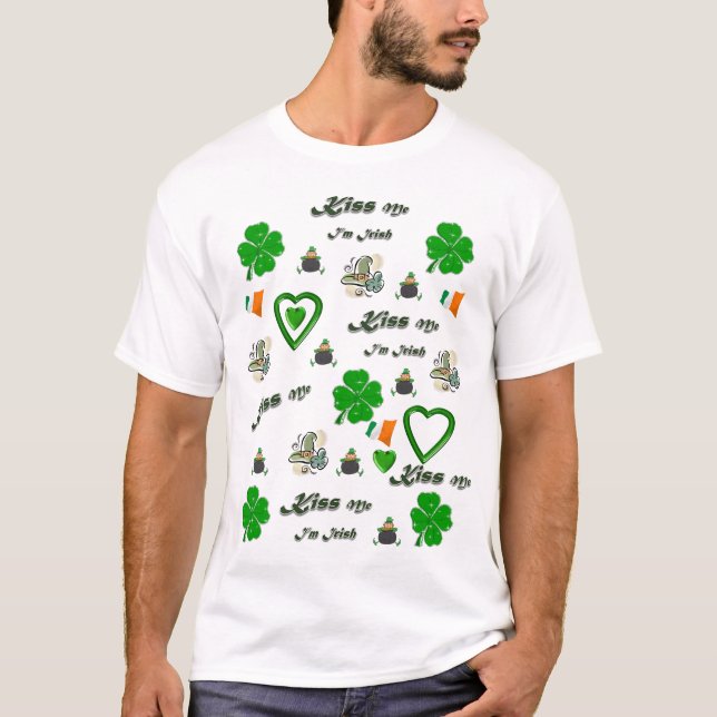 Joyeux T-shirt St. Patrick's Day (Devant)