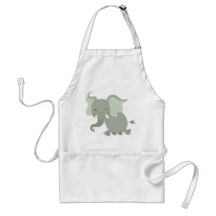 Joyeux Tablier Eléphant Carton