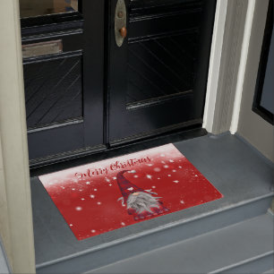 Joyeux tapis de porte Gnome de Noël