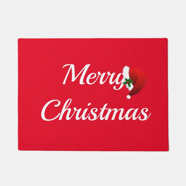 Joyeux tapis de portes de Noël (Devant)