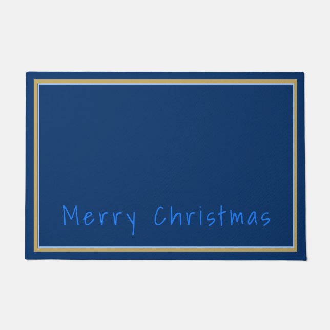 Joyeux tapis de portes de Noël (Devant)