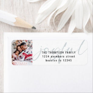Joyeux texte superposition photo Noël Adresse de r