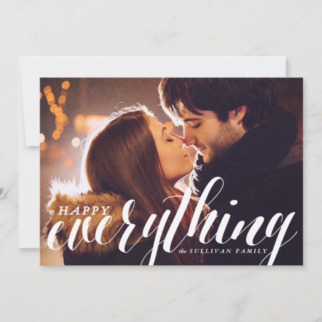 Joyeux Tout Confetti | Carte photo de vacances (Devant)