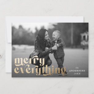 Joyeux tout typographie Carte photo de vacances
