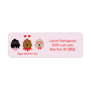 Joyeux Valentines Day Mini Goldendoodle Chiens