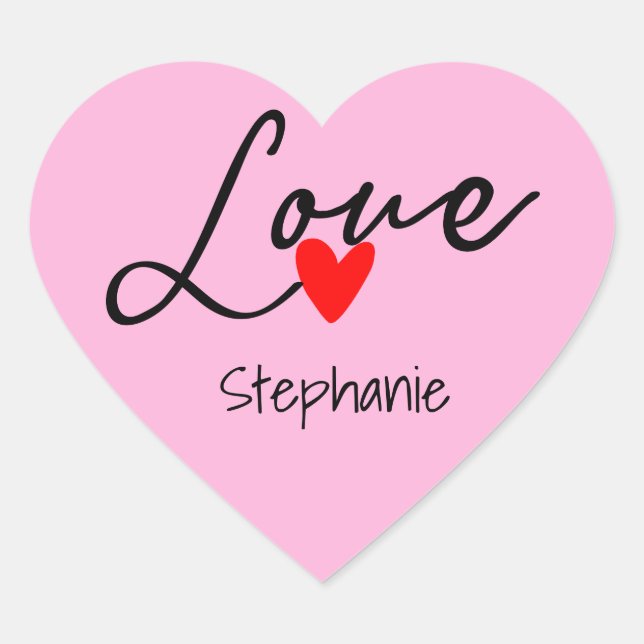 Joyeux Valentines Jour Love Stickers mignonette St (Devant)