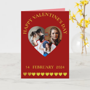 Joyeux Valentines Jour Trois photos Carte de vacan