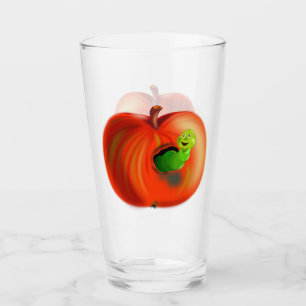 Joyeux verre de pomme