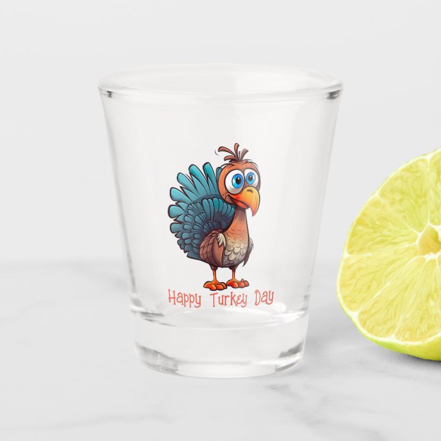 Joyeux verre de tir de la fête turque (Devant)