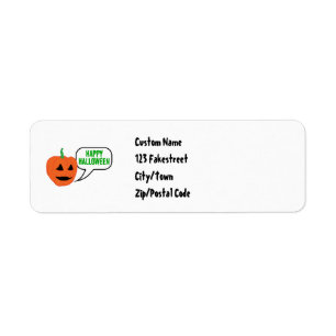 Joyeux visage de Citrouille d'Halloween