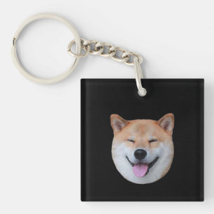 Joyeux visage de shiba inu Sourire cadeau de chi