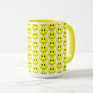 Joyeux Visages Jaunes Motif Big Mug