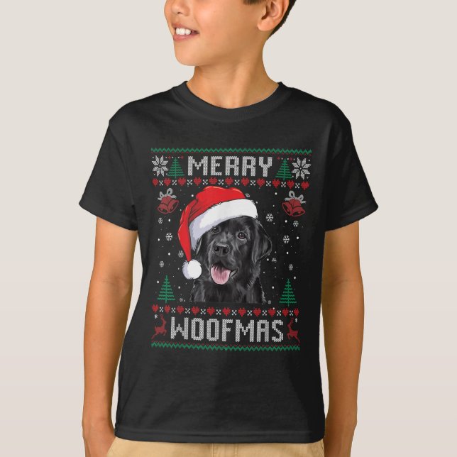 Joyeux Woofmas Sweat Ugly Black Lab Labrador Chri (Devant)