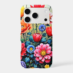 Joyful Abstract Flower Garden Design