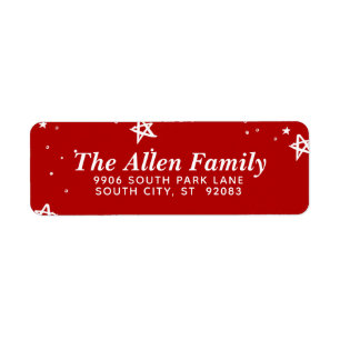 Joyful   Address Label
