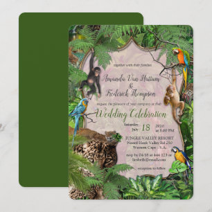 Joyful African Jungle Invitation
