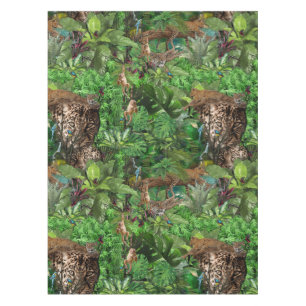 Joyful African Jungle Tablecloth
