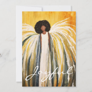 Joyful Angel Holiday Flat Card