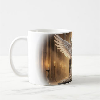 Joyful Angel Queen Lion Throne Glow Mug
