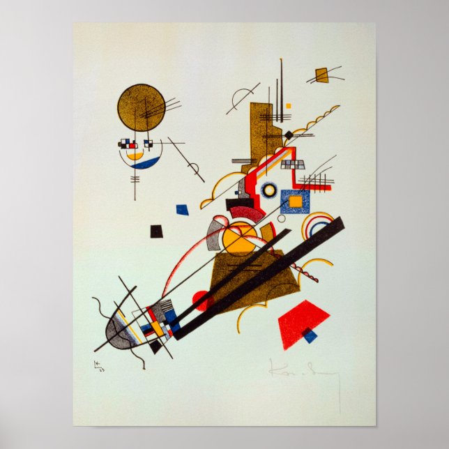 Joyful Ascension, 1923 by Wassily Kandinsky Poster (Front)