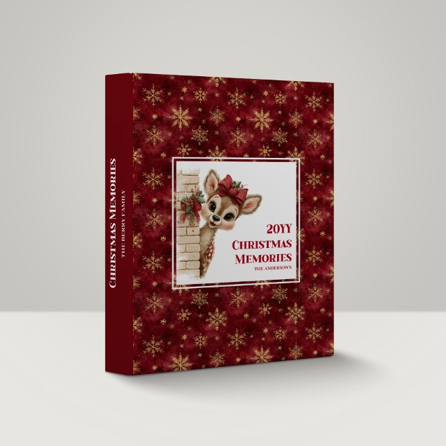 Joyful Baby Fawn Holiday Memory Ring Binder (Joyful Baby Fawn Holiday Memory Ring Binder)