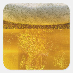 Joyful Beer Galaxy a Celestial Quenching Square Sticker