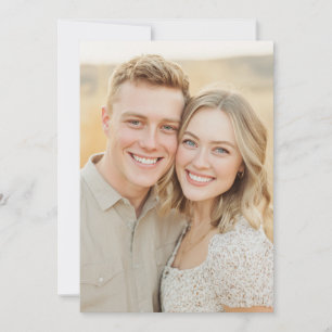 Joyful Beige Photo Invitation