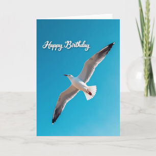 Joyful Birthday Azure Bird Card