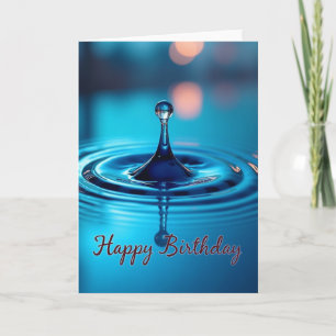 Joyful Birthday Droplet Card