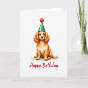 Joyful Birthday Pup Portrait Card