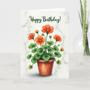 Joyful Botanical Birthday Card