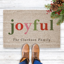 Joyful Bright Holiday Fun Family