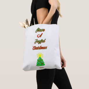 Joyful Christmas All-Over-Print Tote Bag