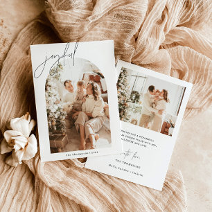 Joyful Christmas Card | Modern Holiday Photo Card