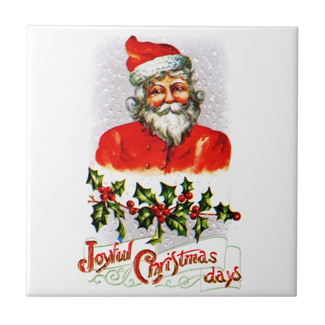 Joyful Christmas Days Tile (Front)