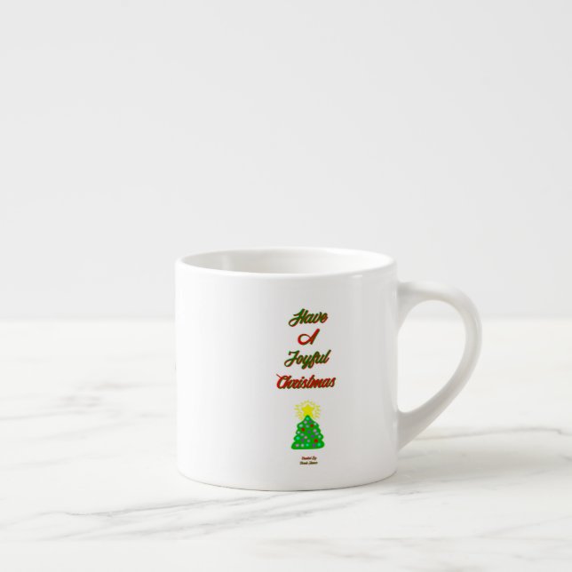 Joyful Christmas Espresso Mug (Right)