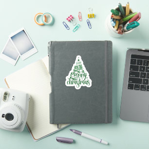 Joyful Christmas Festive Sticker