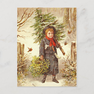 Joyful Christmas Holiday Postcard