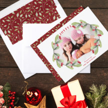 Joyful Christmas Mistletoe Photo