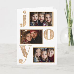 Joyful Christmas Photo Card