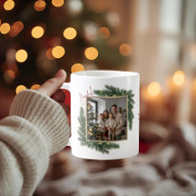 Joyful Christmas Photo Frame Personalized Family