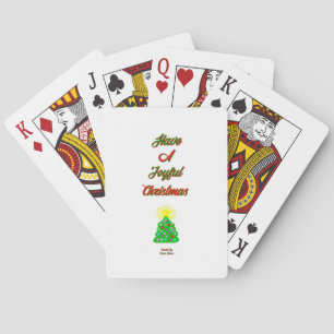 Joyful Christmas Playing Cards