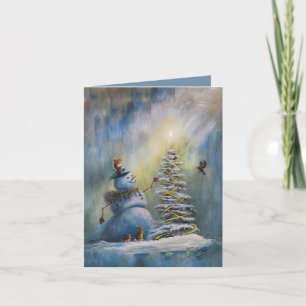 Joyful Christmas Small Thank You Card